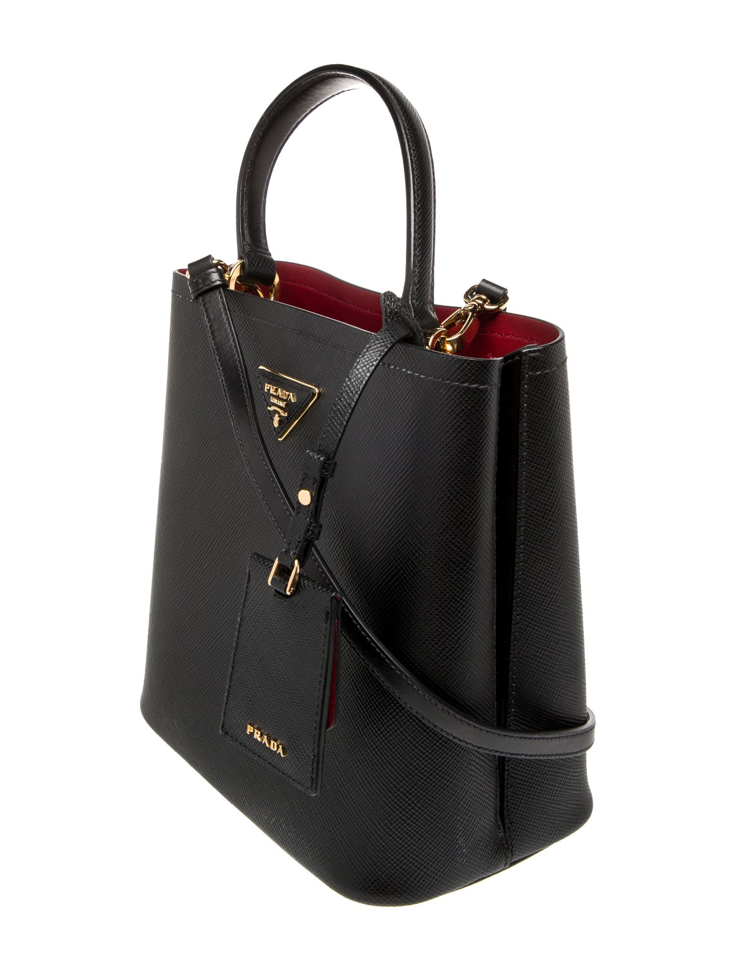 Prada Saffiano Cuir Leather Panier
